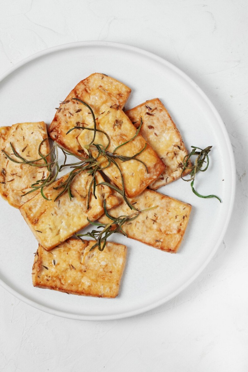 20240320_65fa9fe6d91d0 Lemon Marinated Baked Tofu Slices